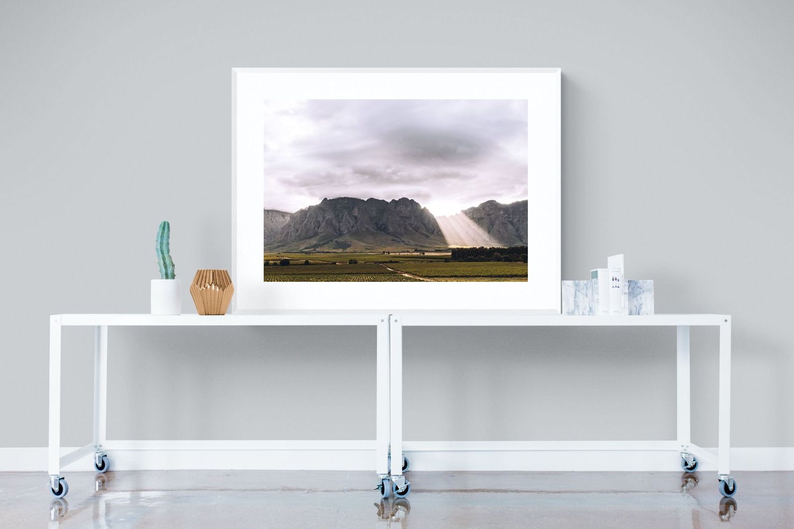 Light from Above-Wall_Art-120 x 90cm-Framed Print-White-Pixalot