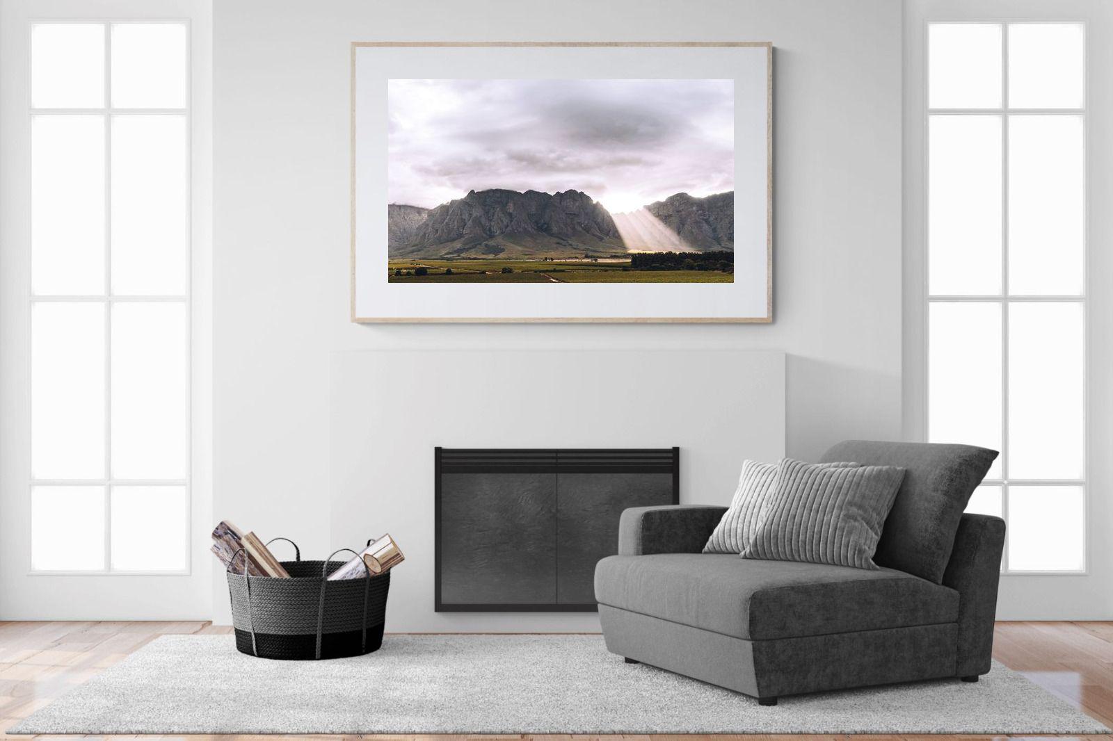 Light from Above-Wall_Art-150 x 100cm-Framed Print-Wood-Pixalot