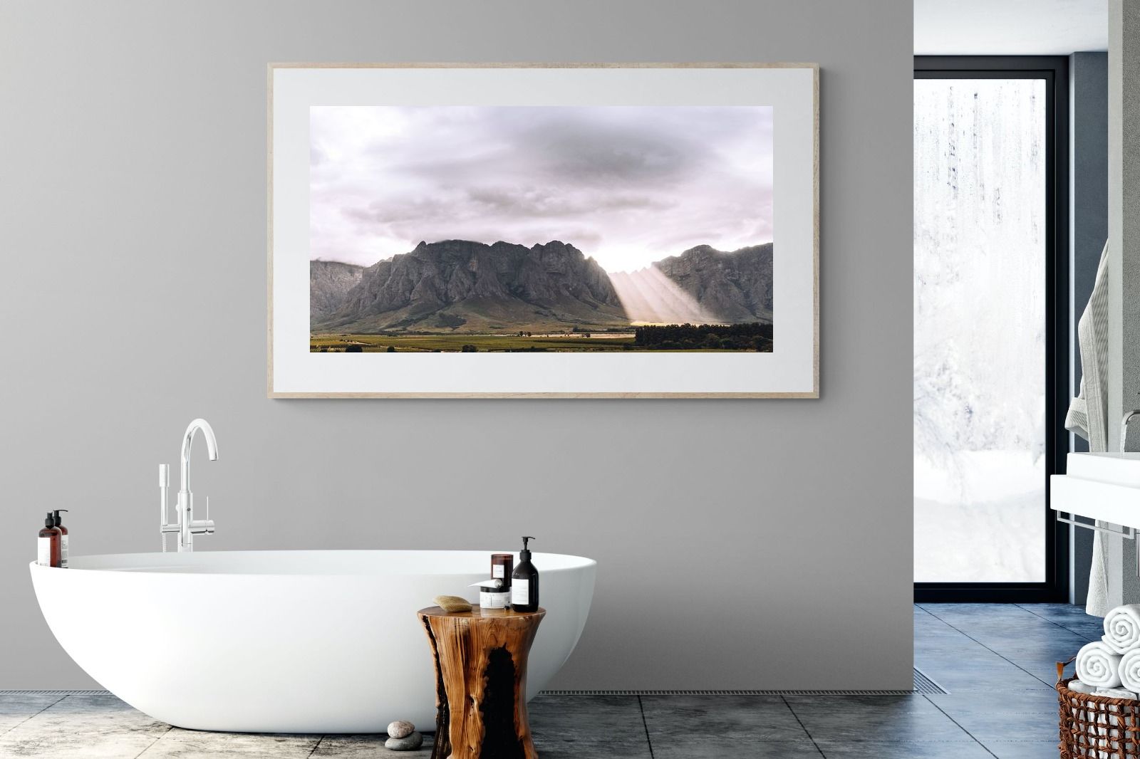 Light from Above-Wall_Art-180 x 110cm-Framed Print-Wood-Pixalot