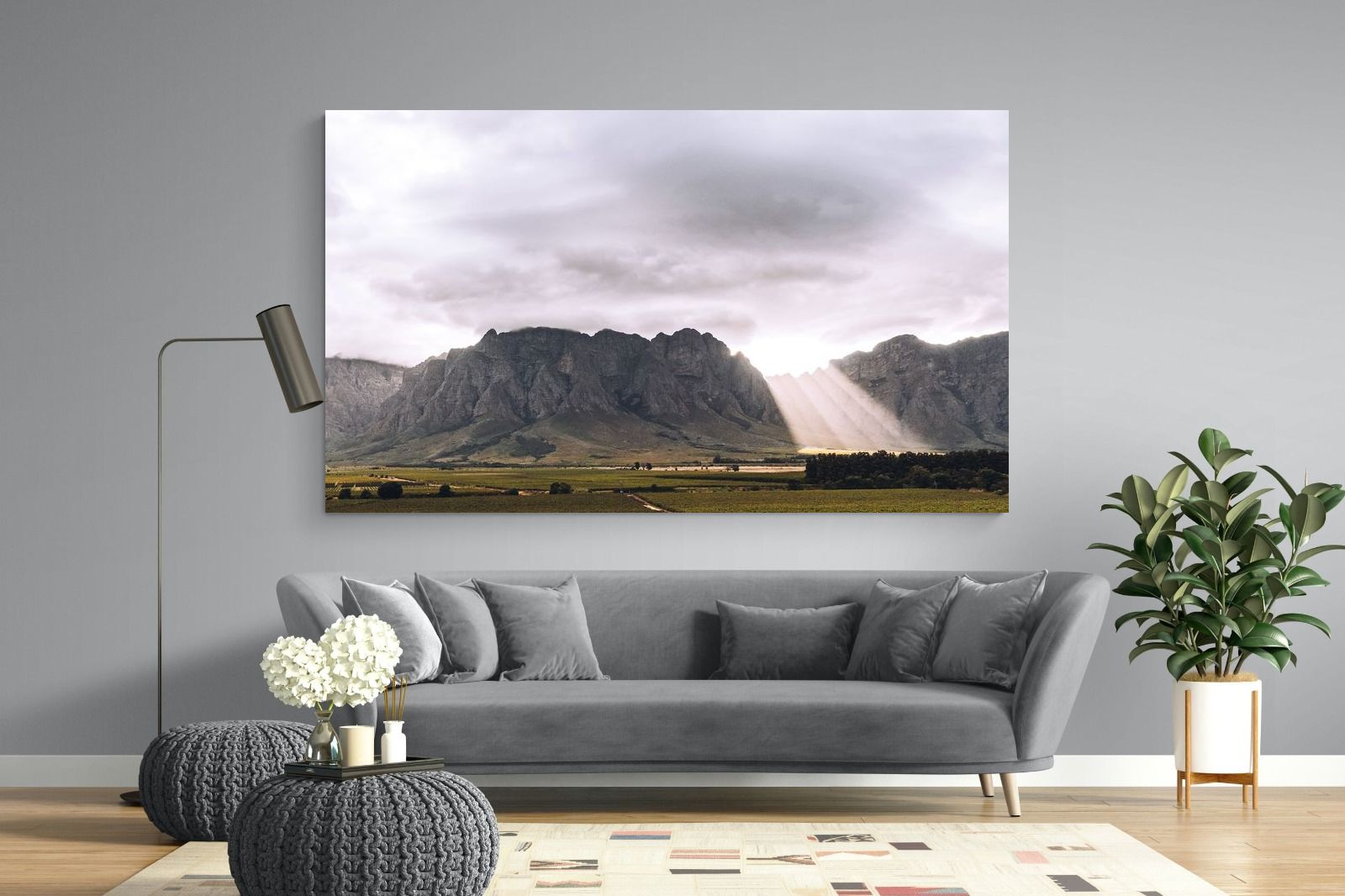 Light from Above-Wall_Art-220 x 130cm-Mounted Canvas-No Frame-Pixalot