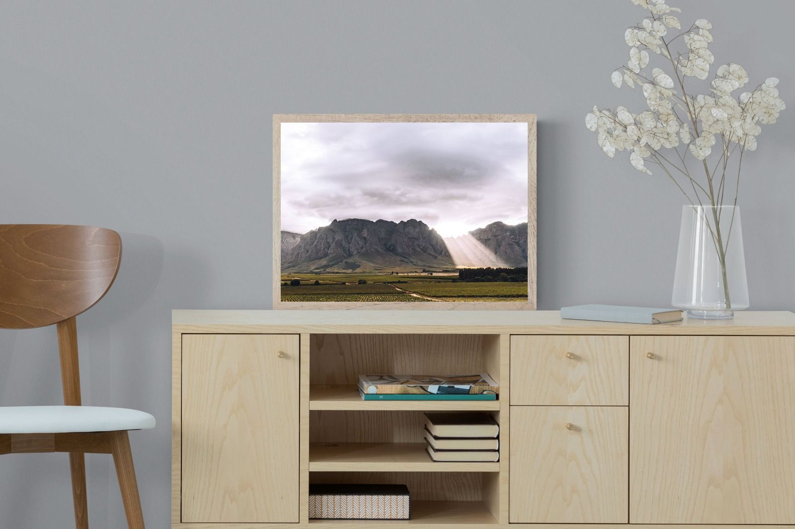 Light from Above-Wall_Art-60 x 45cm-Mounted Canvas-Wood-Pixalot