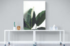 Lily Leaves-Wall_Art-90 x 120cm-Mounted Canvas-No Frame-Pixalot