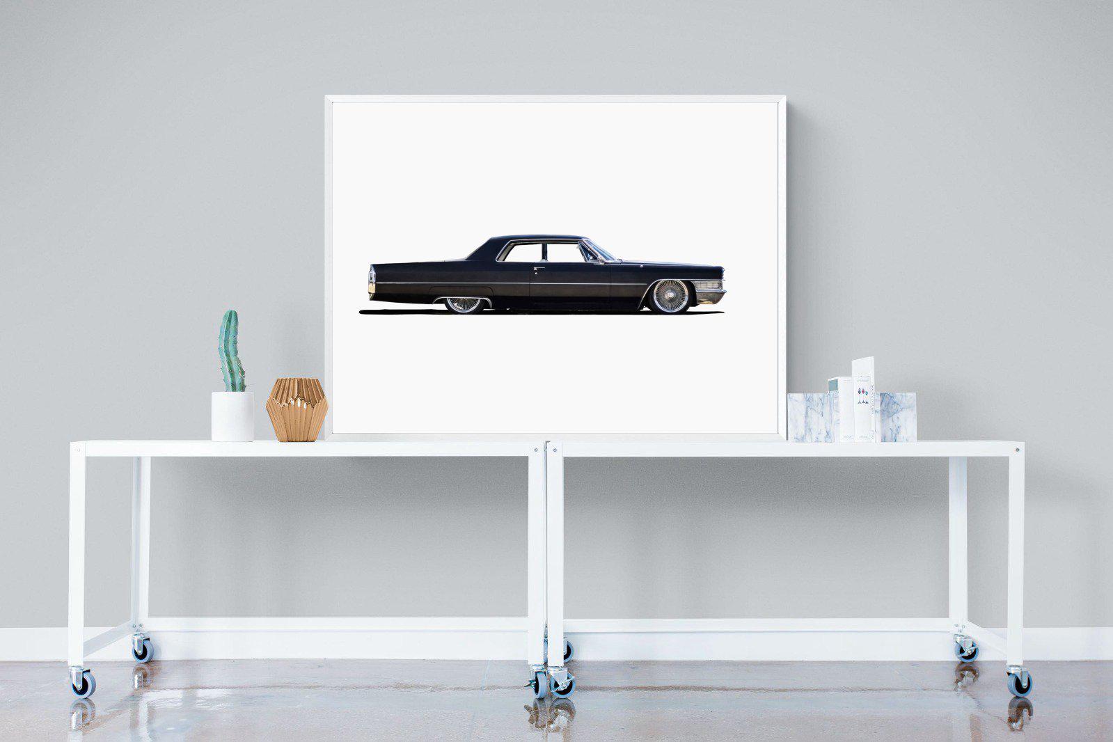 Lincoln Continental-Wall_Art-120 x 90cm-Mounted Canvas-White-Pixalot