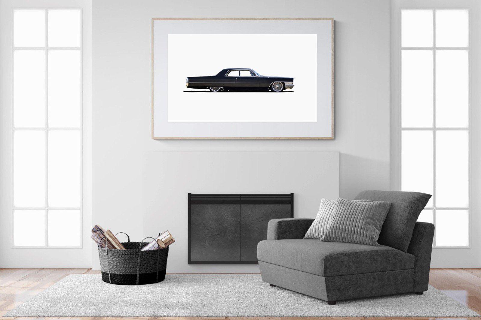 Lincoln Continental-Wall_Art-150 x 100cm-Framed Print-Wood-Pixalot