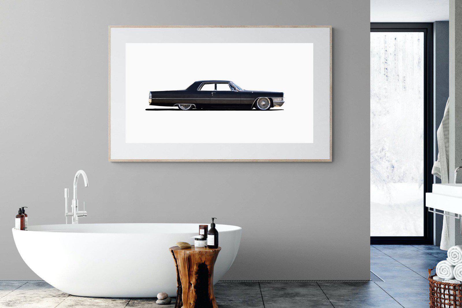 Lincoln Continental-Wall_Art-180 x 110cm-Framed Print-Wood-Pixalot