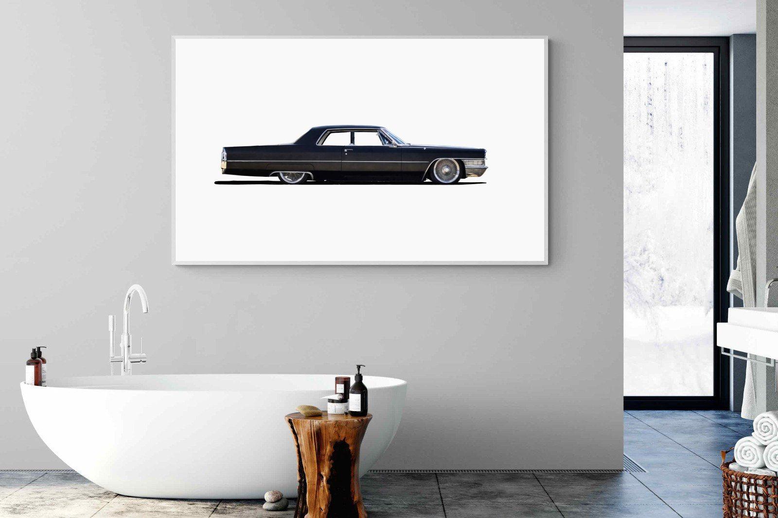 Lincoln Continental-Wall_Art-180 x 110cm-Mounted Canvas-White-Pixalot
