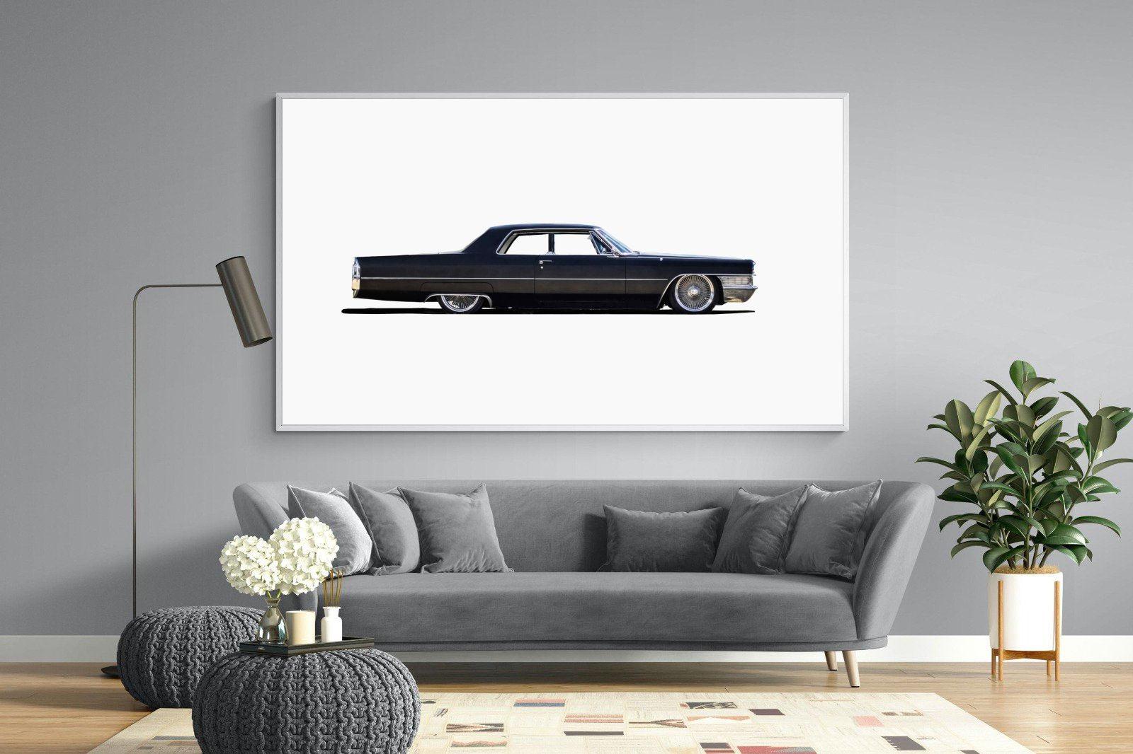 Lincoln Continental-Wall_Art-220 x 130cm-Mounted Canvas-White-Pixalot