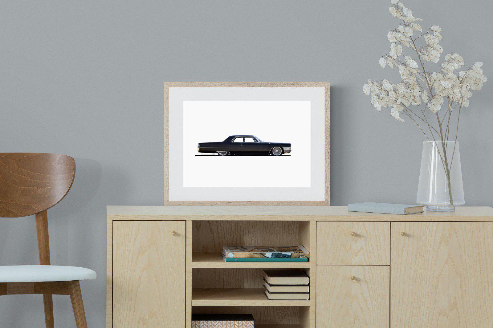 Lincoln Continental-Wall_Art-60 x 45cm-Framed Print-Wood-Pixalot