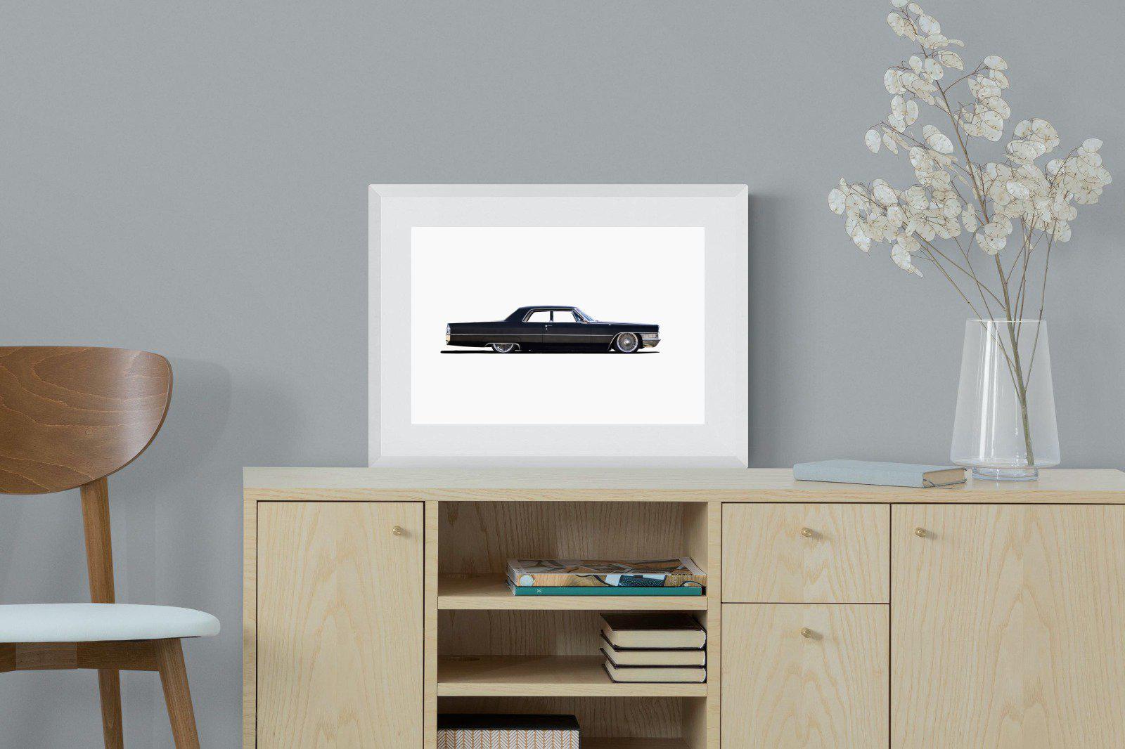 Lincoln Continental-Wall_Art-60 x 45cm-Framed Print-White-Pixalot