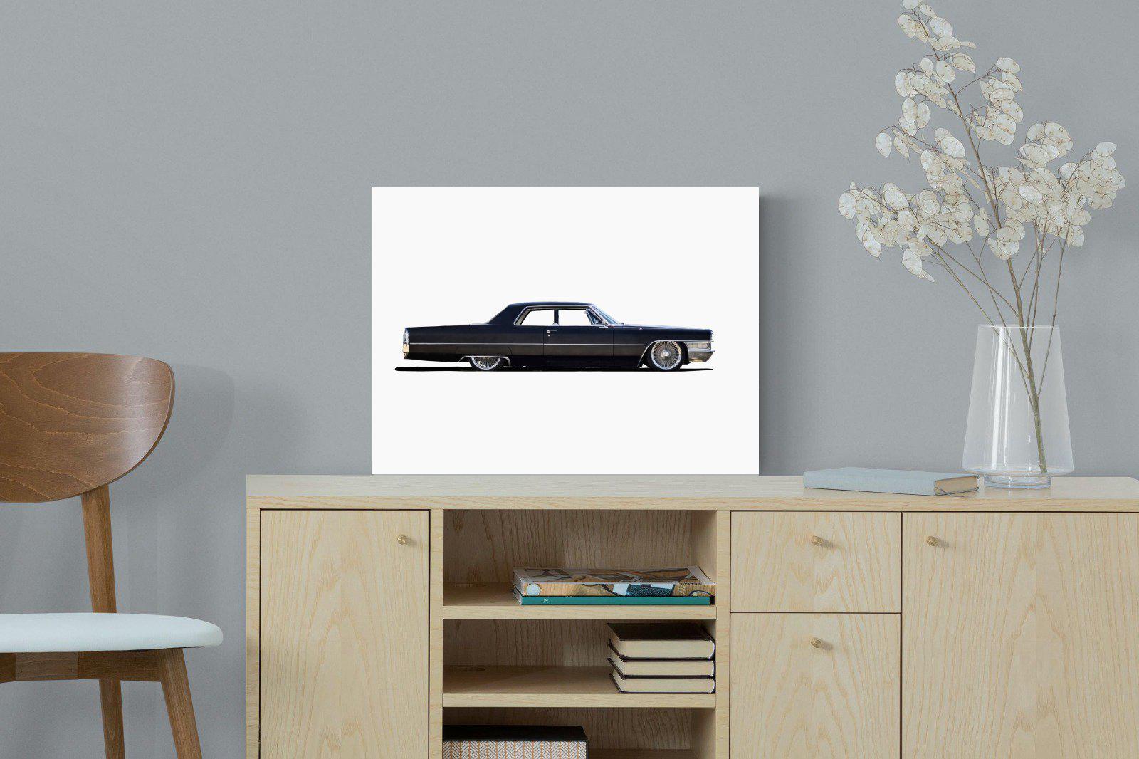 Lincoln Continental-Wall_Art-60 x 45cm-Mounted Canvas-No Frame-Pixalot
