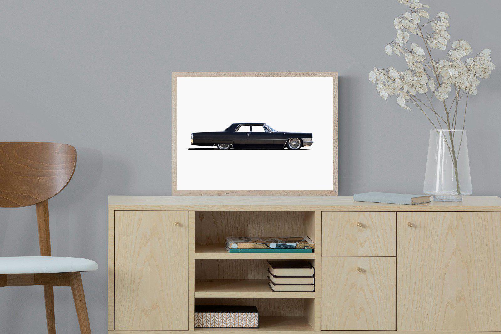 Lincoln Continental-Wall_Art-60 x 45cm-Mounted Canvas-Wood-Pixalot