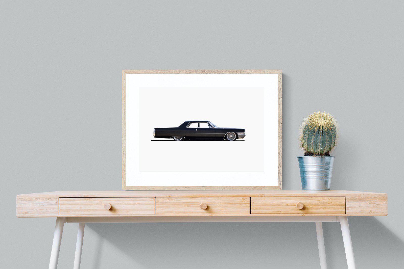 Lincoln Continental-Wall_Art-80 x 60cm-Framed Print-Wood-Pixalot