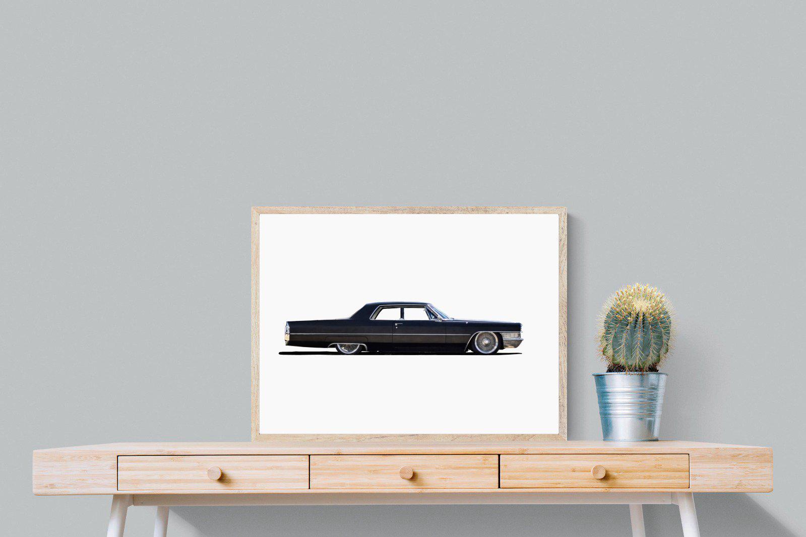 Lincoln Continental-Wall_Art-80 x 60cm-Mounted Canvas-Wood-Pixalot