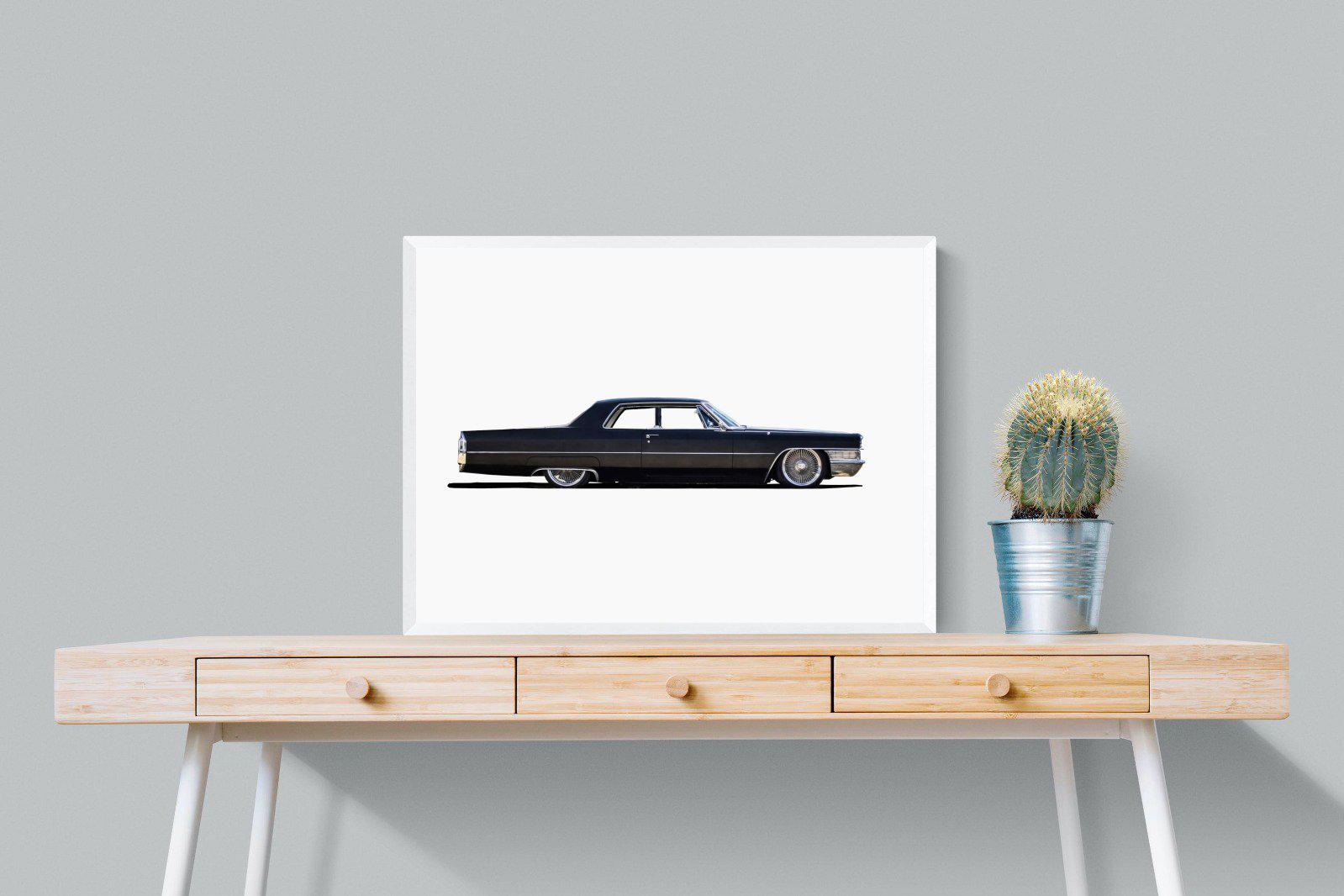 Lincoln Continental-Wall_Art-80 x 60cm-Mounted Canvas-White-Pixalot