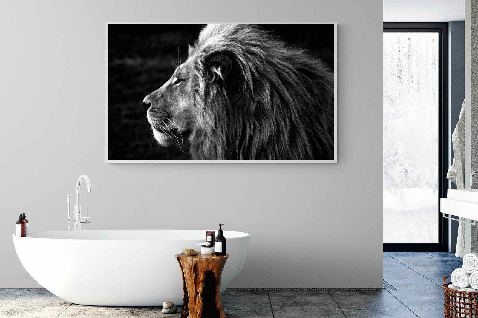 Lion King-Wall_Art-180 x 110cm-Mounted Canvas-White-Pixalot