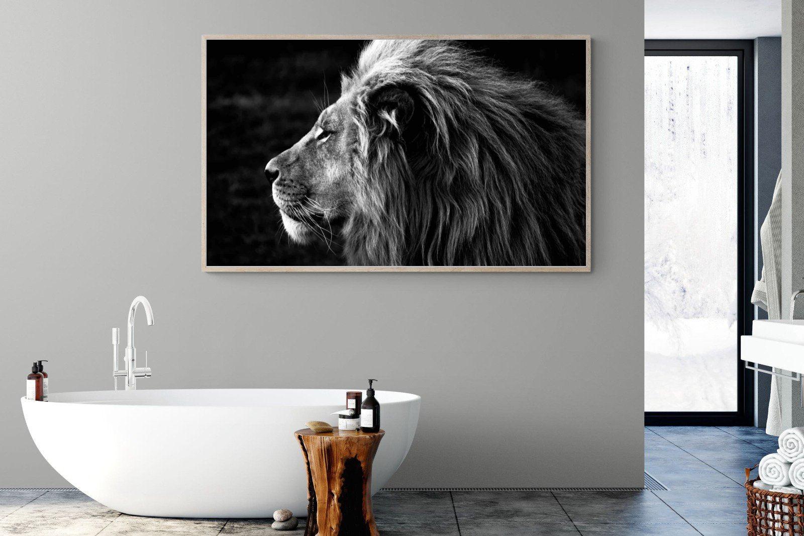Lion King-Wall_Art-180 x 110cm-Mounted Canvas-Wood-Pixalot