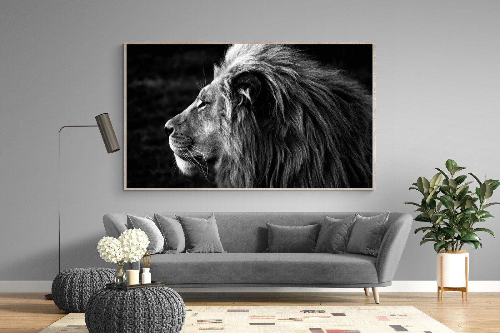 Lion King-Wall_Art-220 x 130cm-Mounted Canvas-Wood-Pixalot