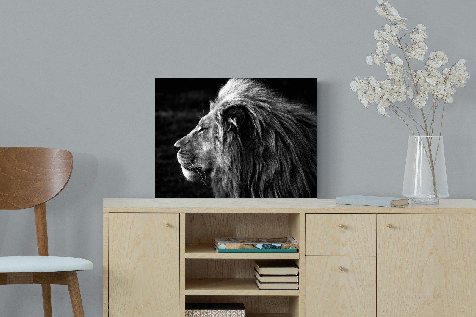 Lion King-Wall_Art-60 x 45cm-Mounted Canvas-No Frame-Pixalot