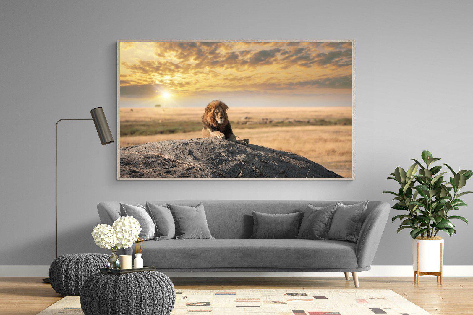 Lion Rock-Wall_Art-220 x 130cm-Mounted Canvas-Wood-Pixalot