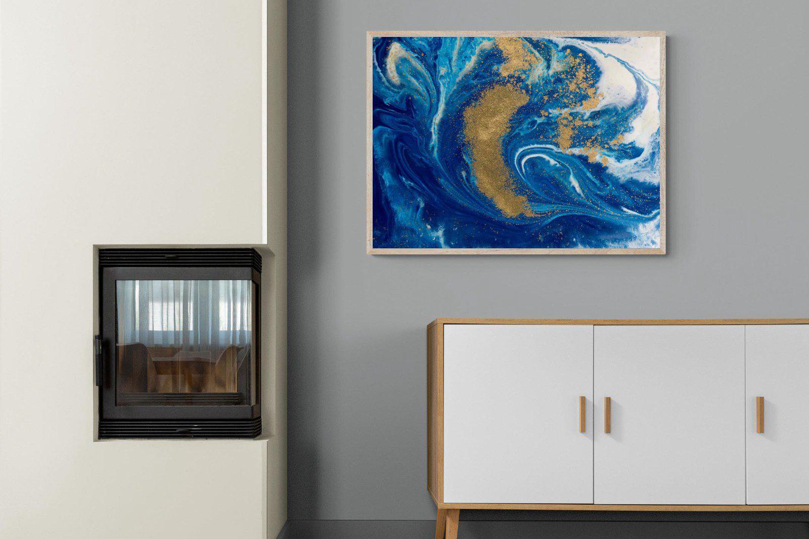 Liquid Marble-Wall_Art-100 x 75cm-Mounted Canvas-Wood-Pixalot