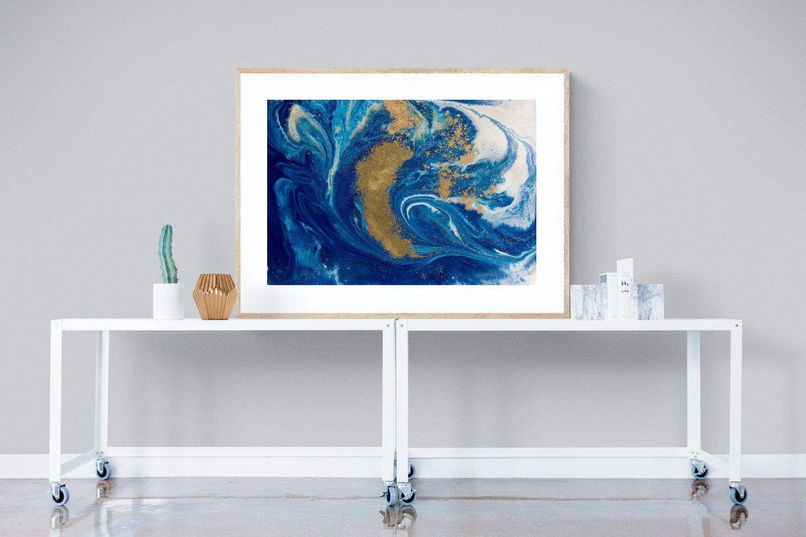 Liquid Marble-Wall_Art-120 x 90cm-Framed Print-Wood-Pixalot