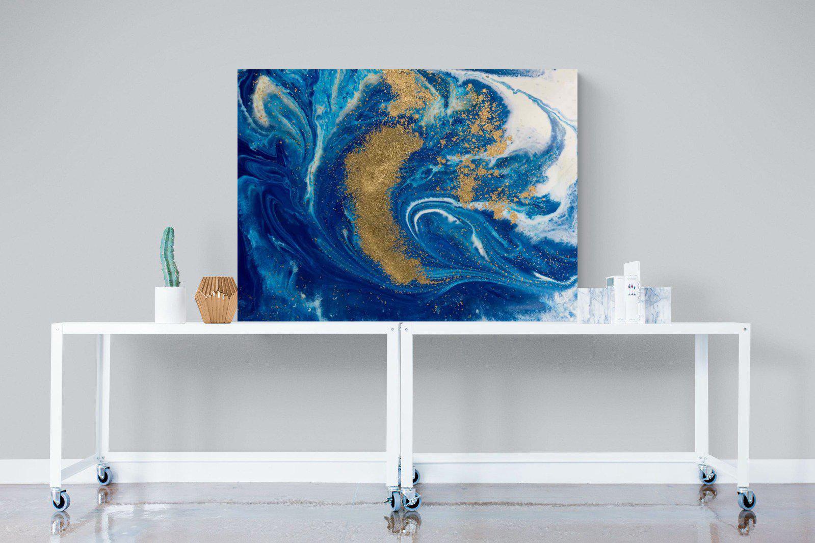 Liquid Marble-Wall_Art-120 x 90cm-Mounted Canvas-No Frame-Pixalot