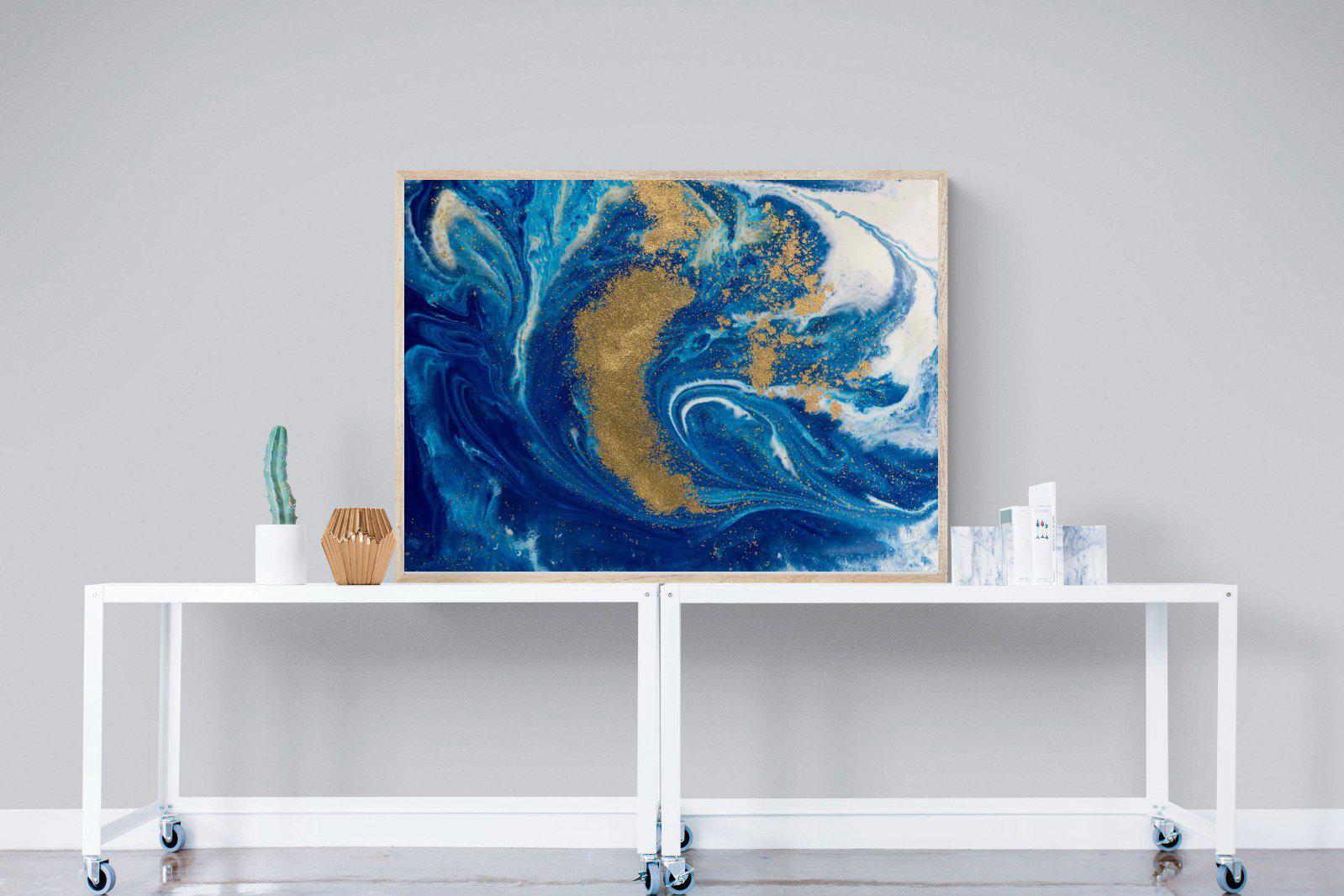 Liquid Marble-Wall_Art-120 x 90cm-Mounted Canvas-Wood-Pixalot