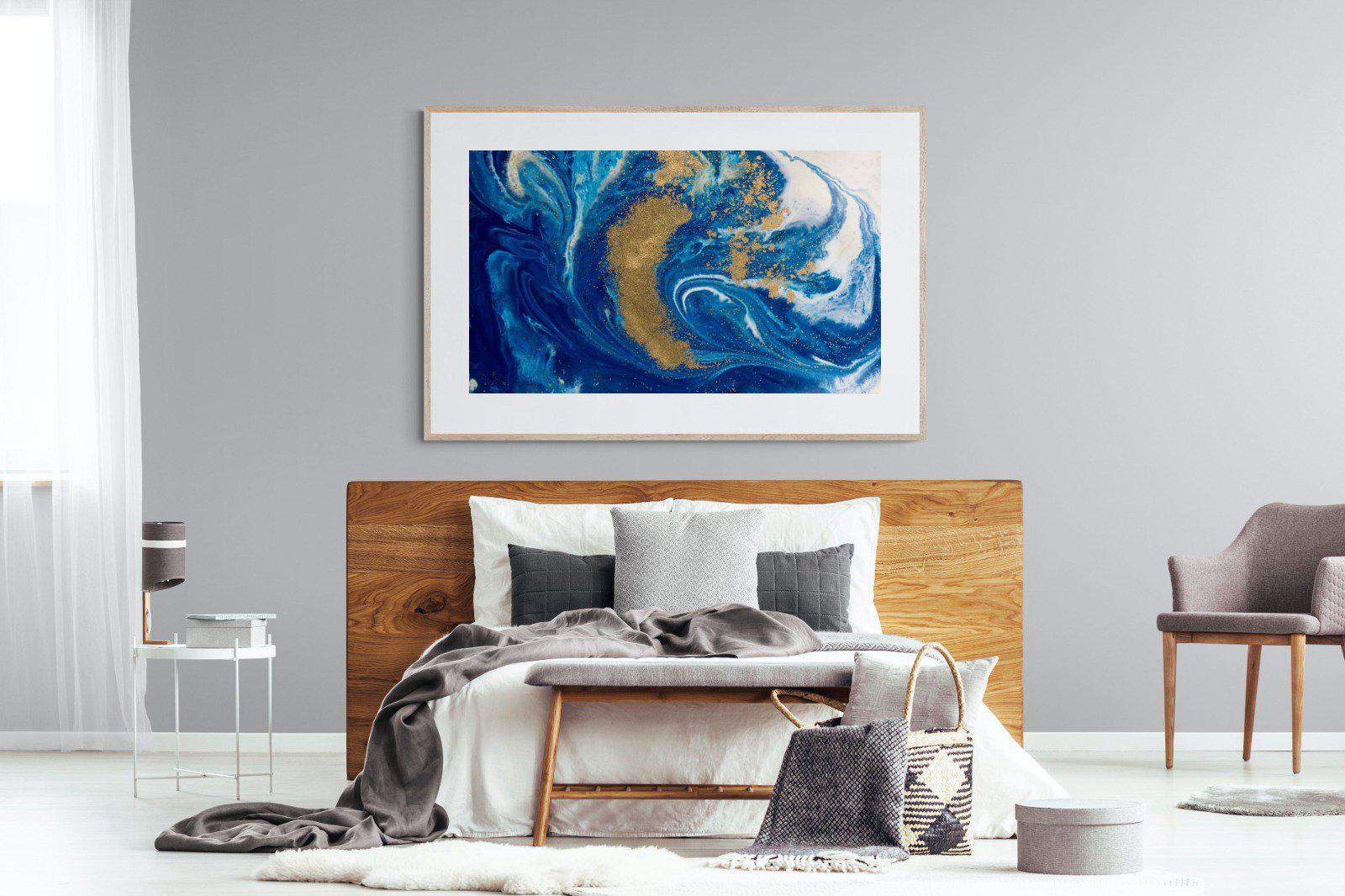 Liquid Marble-Wall_Art-150 x 100cm-Framed Print-Wood-Pixalot
