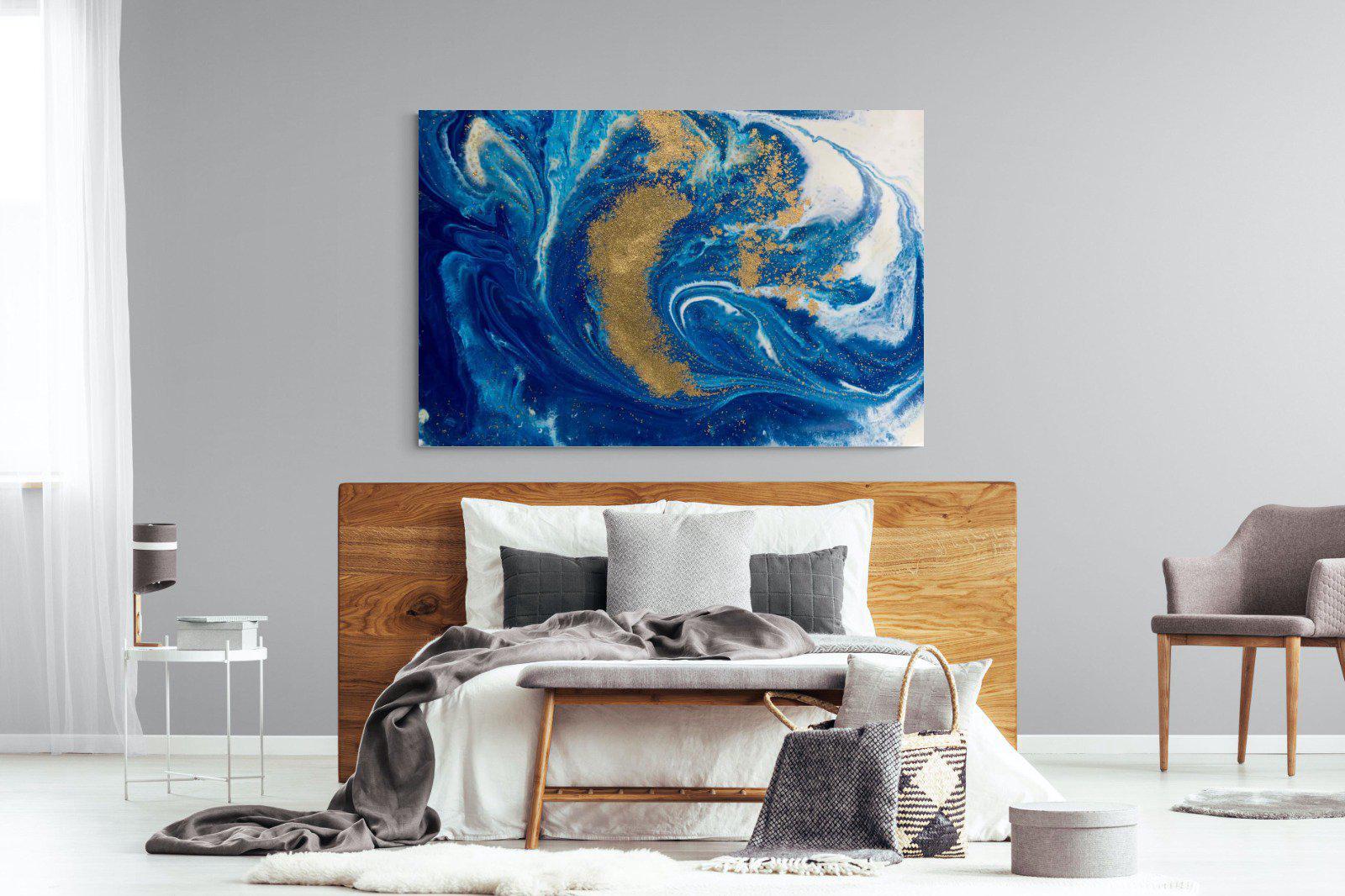 Liquid Marble-Wall_Art-150 x 100cm-Mounted Canvas-No Frame-Pixalot