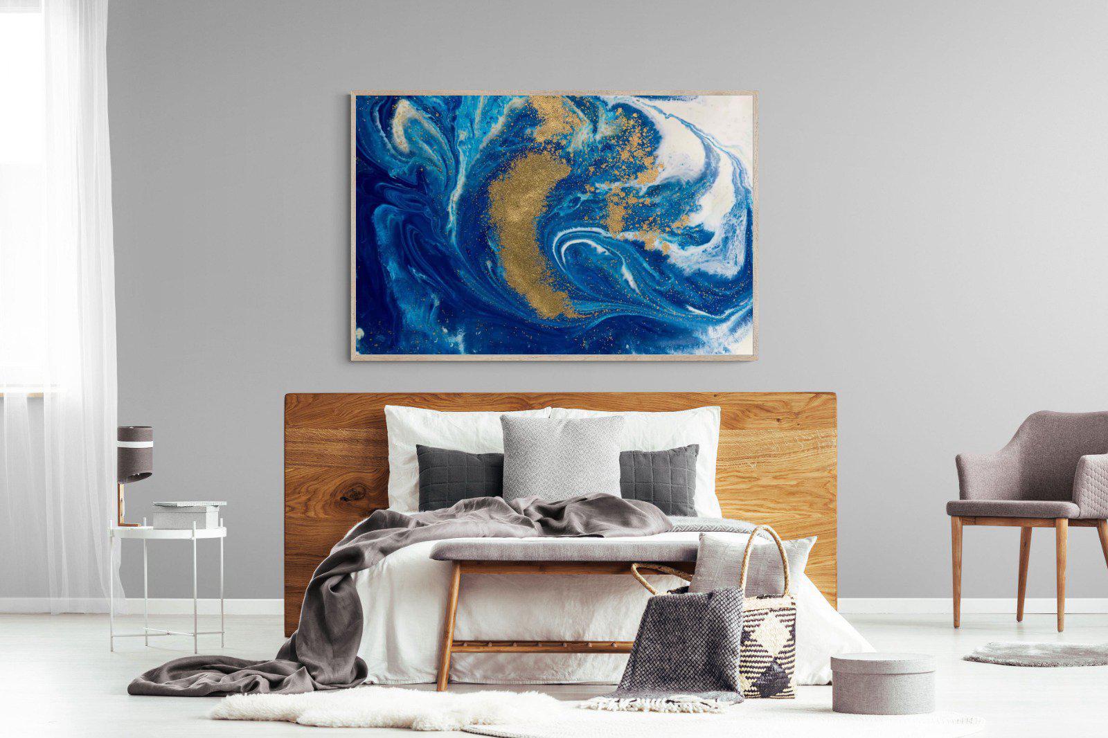 Liquid Marble-Wall_Art-150 x 100cm-Mounted Canvas-Wood-Pixalot