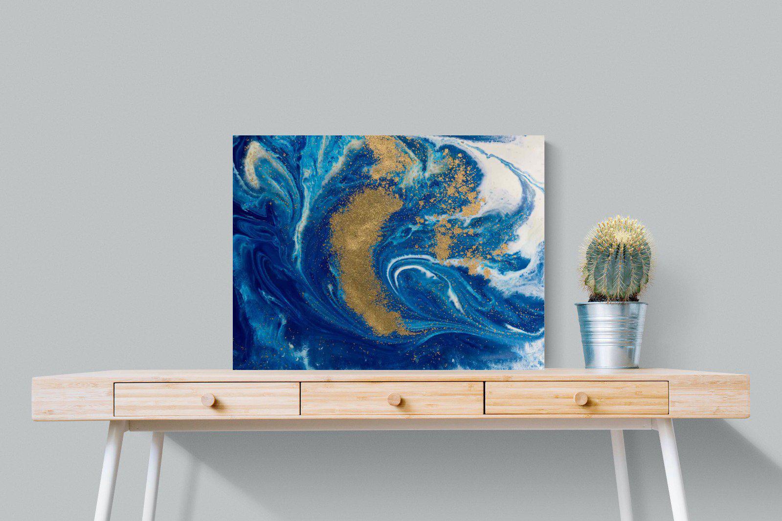 Liquid Marble-Wall_Art-80 x 60cm-Mounted Canvas-No Frame-Pixalot