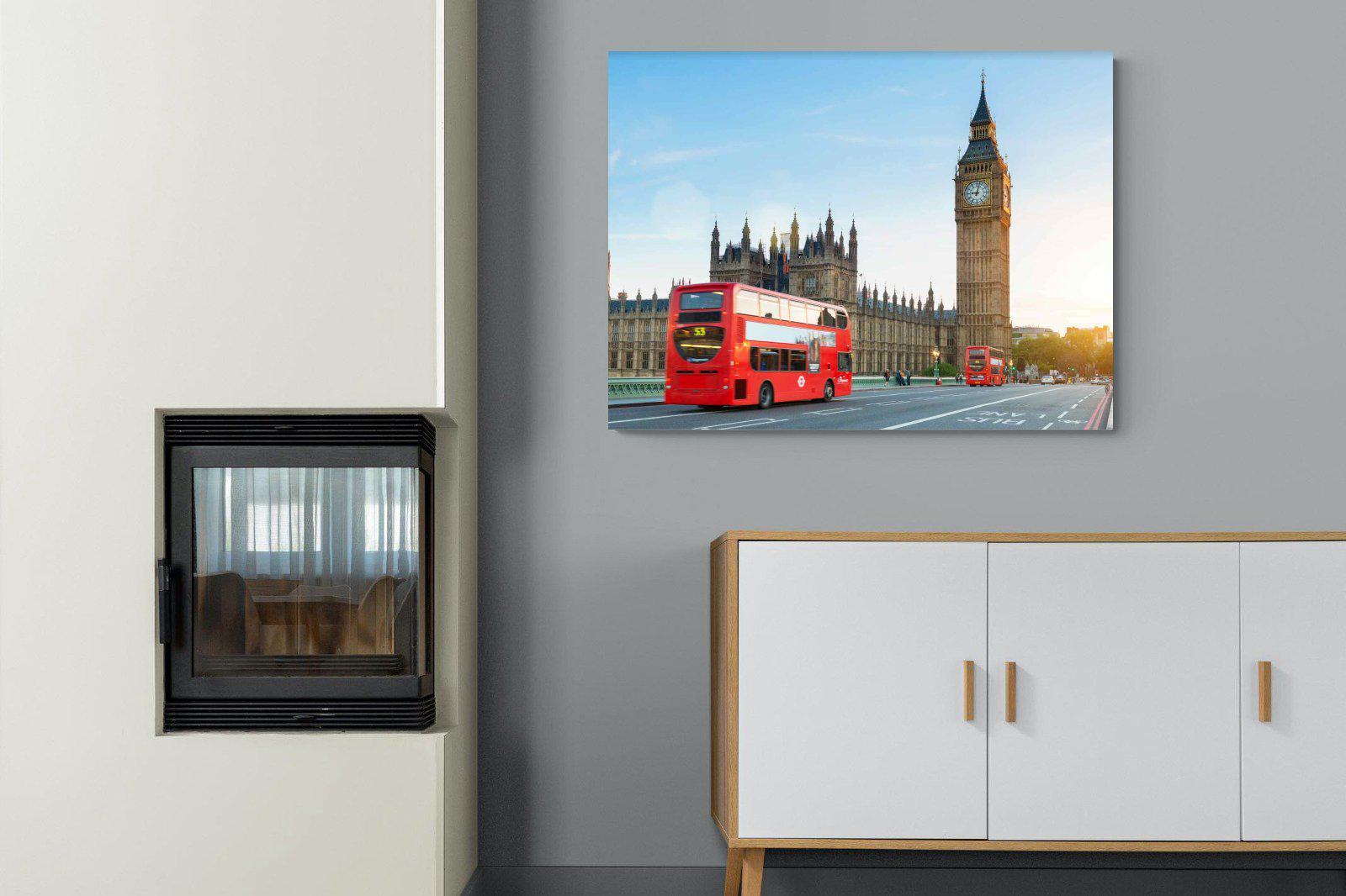 London Bridge-Wall_Art-100 x 75cm-Mounted Canvas-No Frame-Pixalot