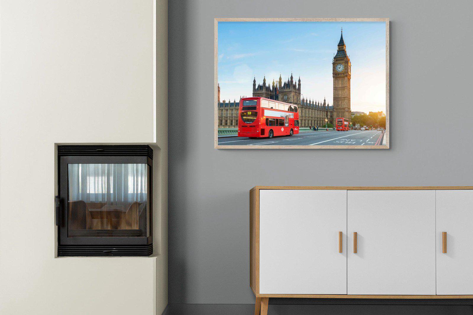 London Bridge-Wall_Art-100 x 75cm-Mounted Canvas-Wood-Pixalot