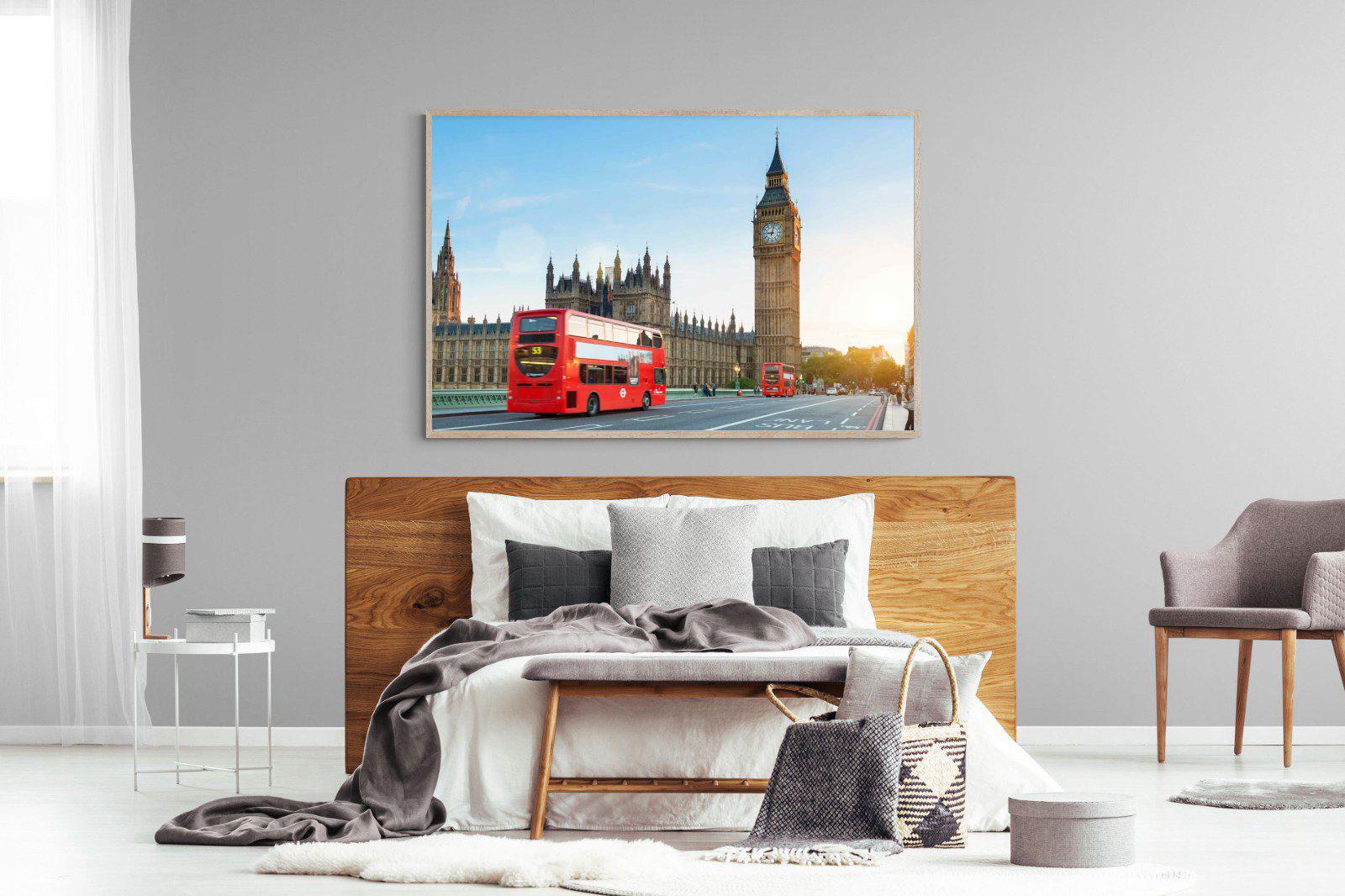 London Bridge-Wall_Art-150 x 100cm-Mounted Canvas-Wood-Pixalot