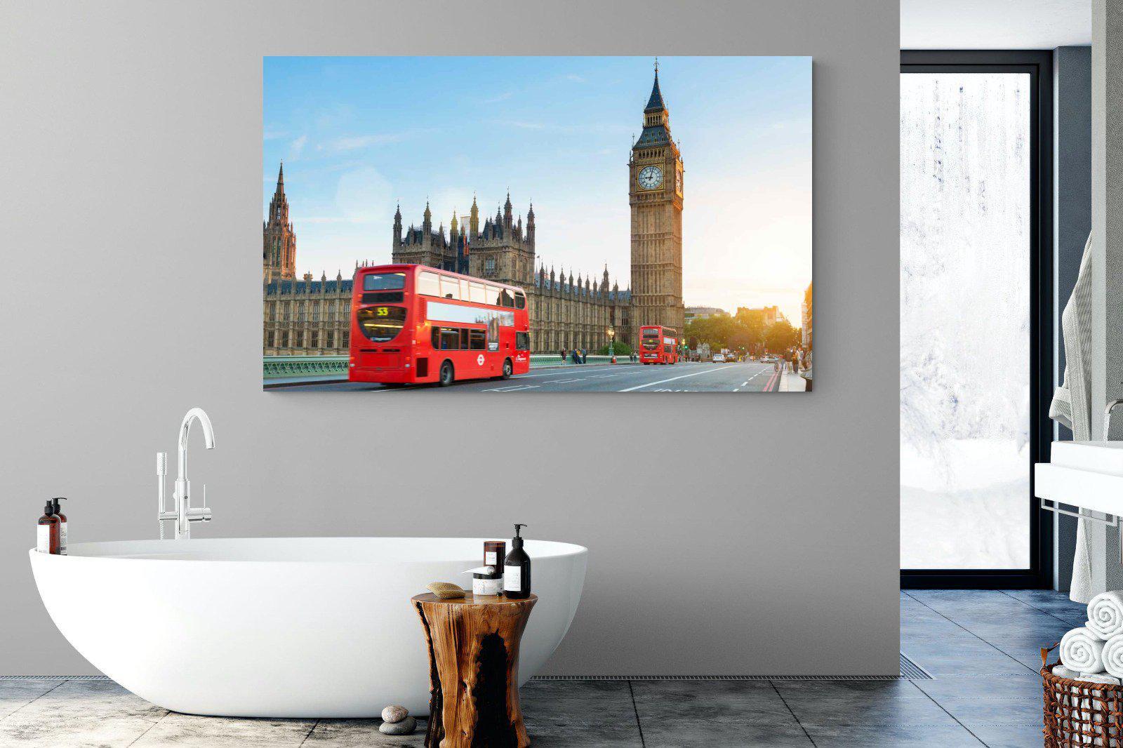 London Bridge-Wall_Art-180 x 110cm-Mounted Canvas-No Frame-Pixalot