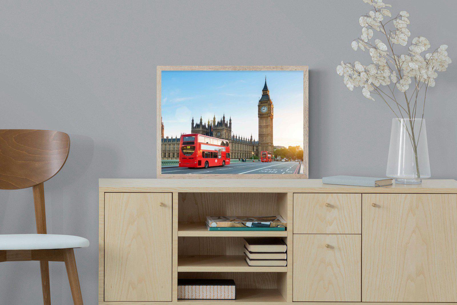 London Bridge-Wall_Art-60 x 45cm-Mounted Canvas-Wood-Pixalot