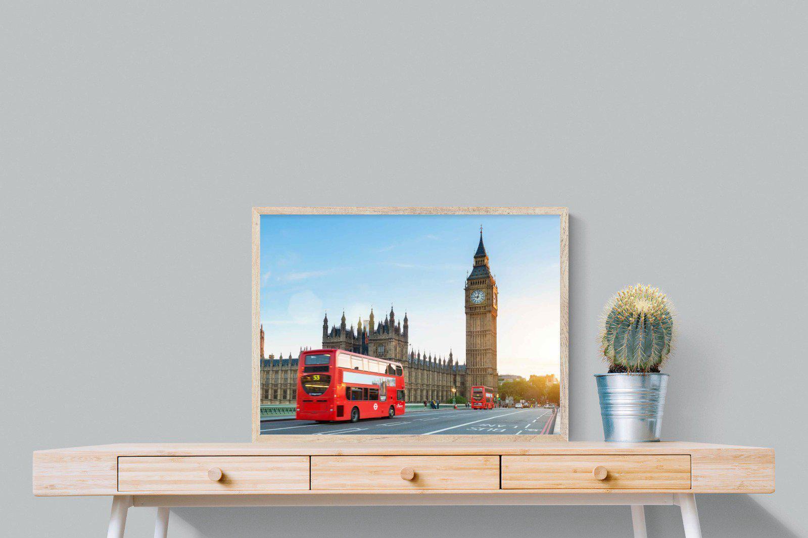 London Bridge-Wall_Art-80 x 60cm-Mounted Canvas-Wood-Pixalot