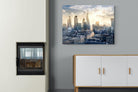 London Dawn-Wall_Art-100 x 75cm-Mounted Canvas-No Frame-Pixalot