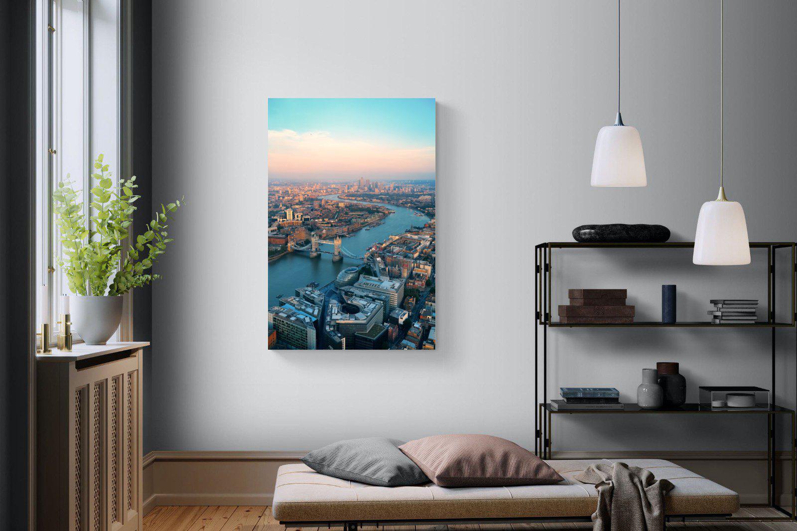 London-Wall_Art-100 x 150cm-Mounted Canvas-No Frame-Pixalot