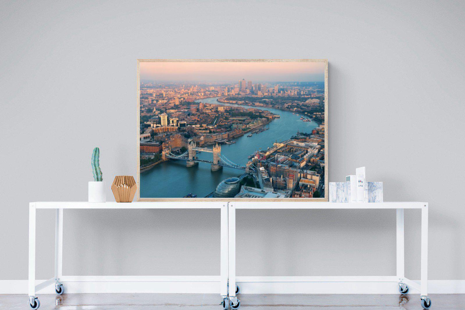 London-Wall_Art-120 x 90cm-Mounted Canvas-Wood-Pixalot