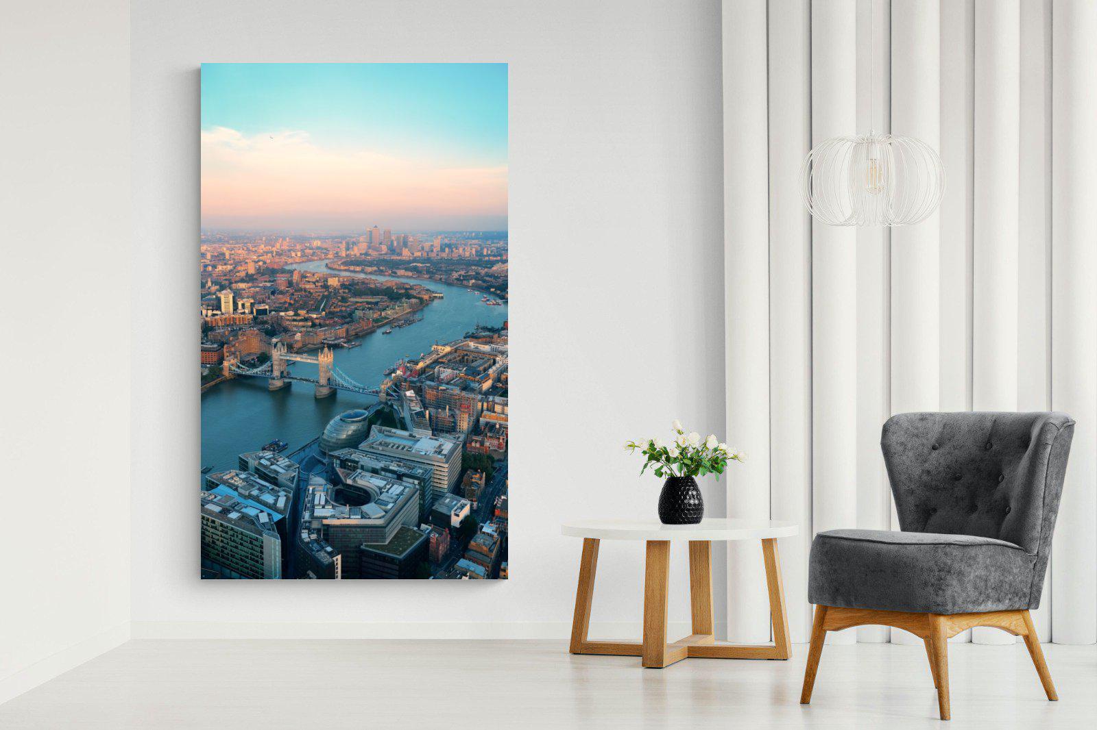 London-Wall_Art-130 x 220cm-Mounted Canvas-No Frame-Pixalot