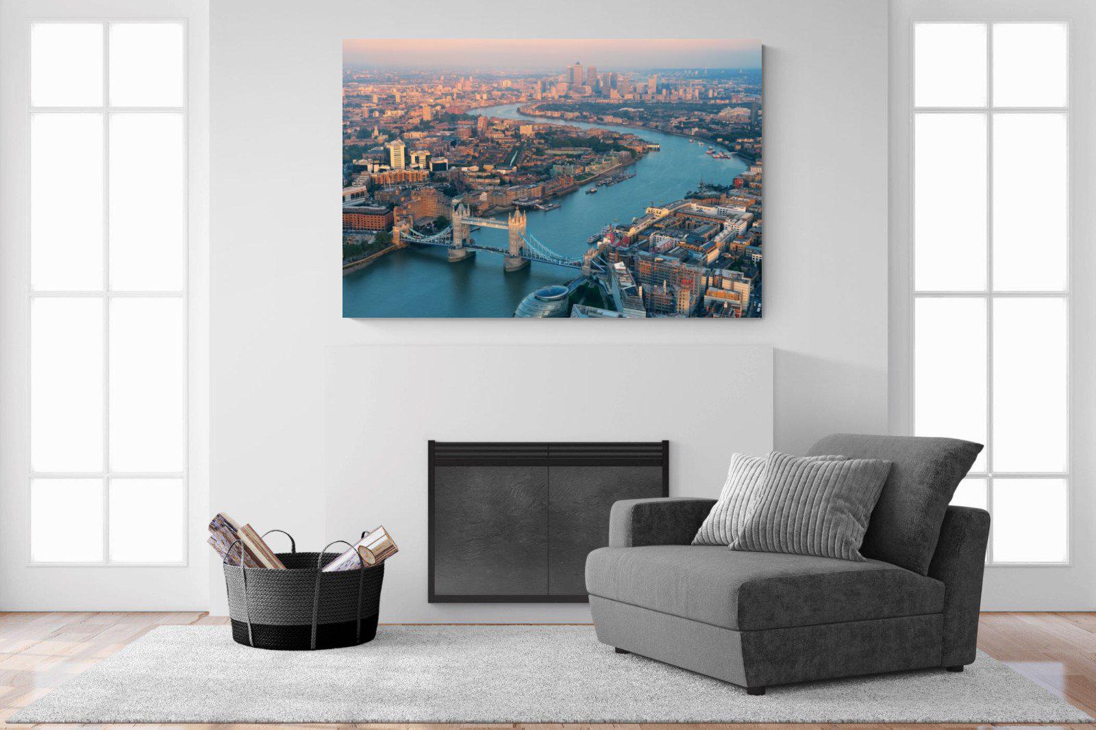 London-Wall_Art-150 x 100cm-Mounted Canvas-No Frame-Pixalot