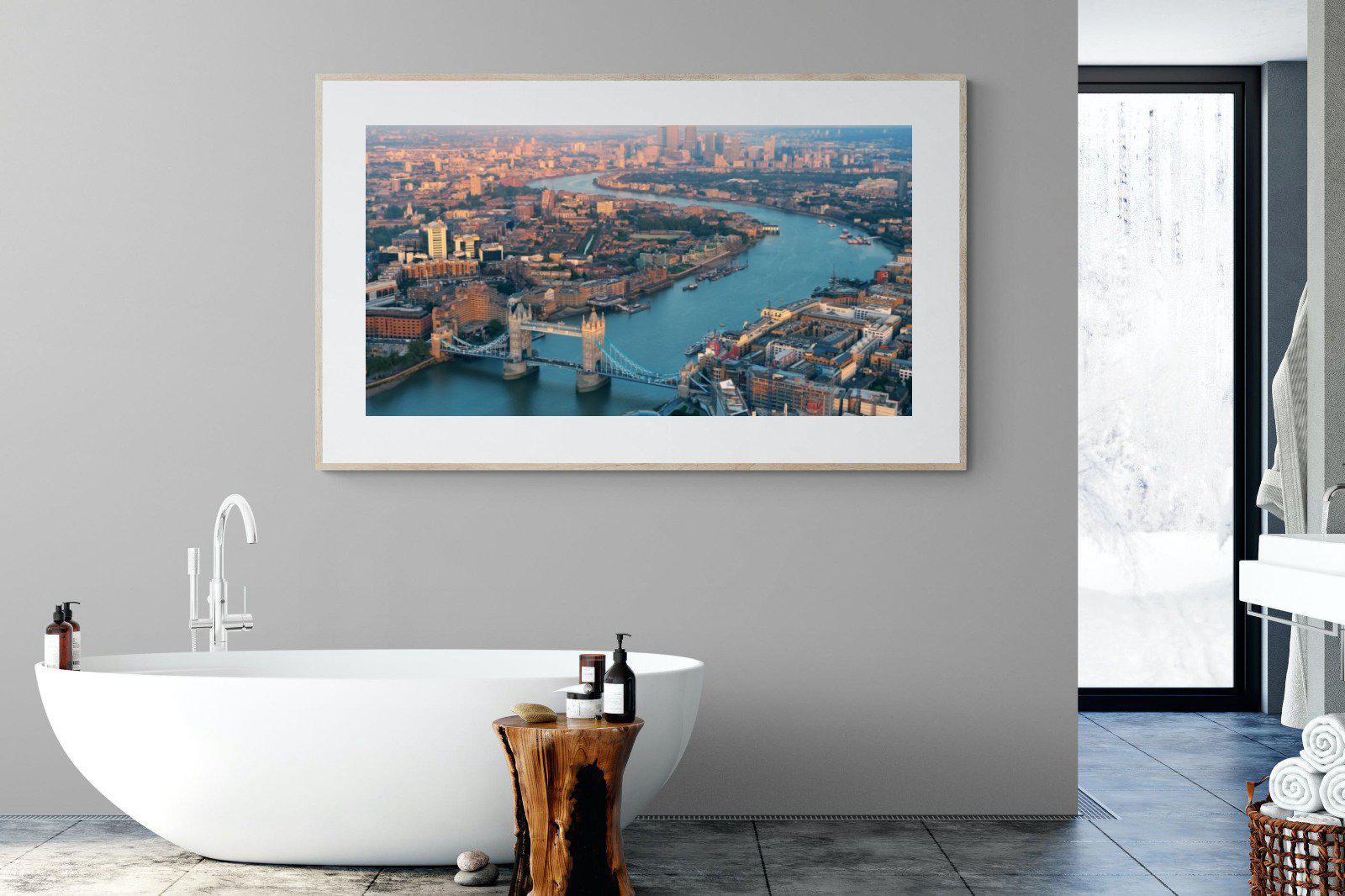 London-Wall_Art-180 x 110cm-Framed Print-Wood-Pixalot