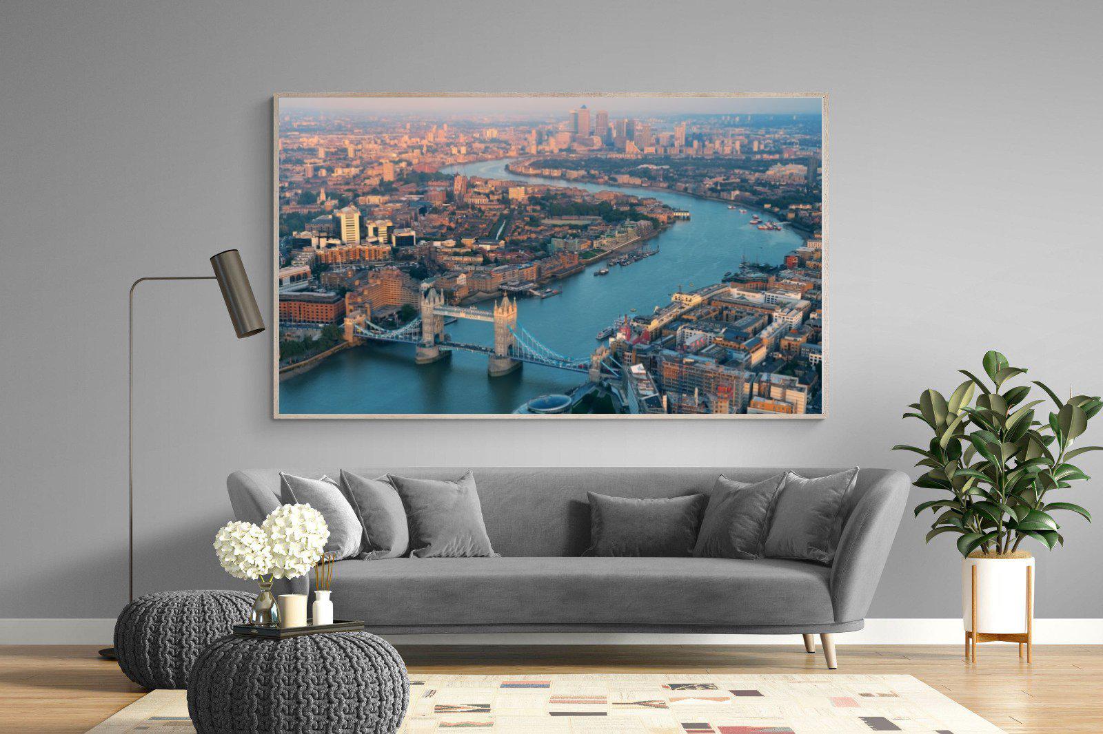 London-Wall_Art-220 x 130cm-Mounted Canvas-Wood-Pixalot