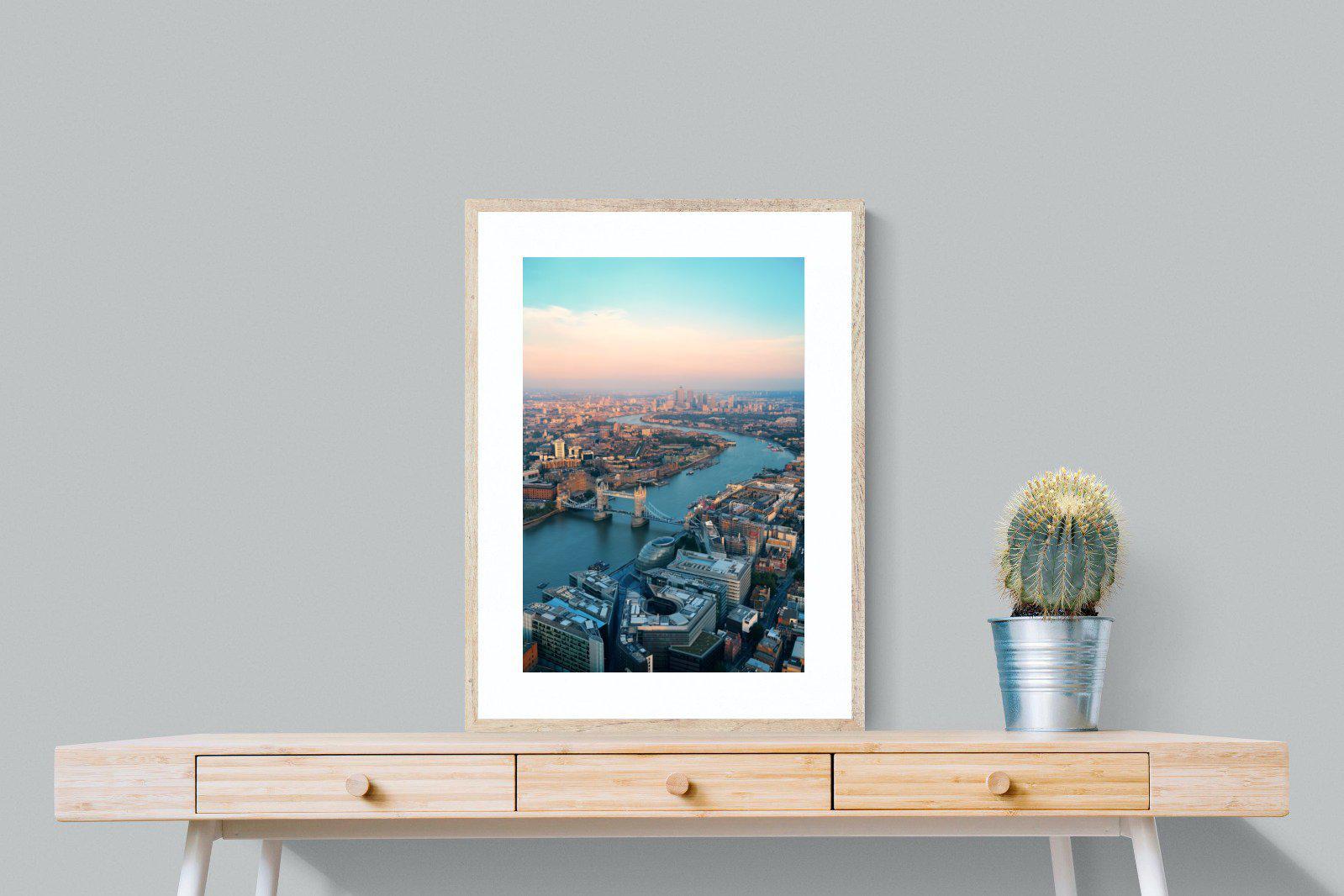 London-Wall_Art-60 x 80cm-Framed Print-Wood-Pixalot