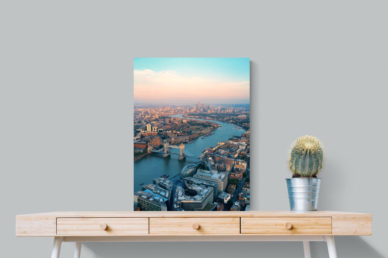 London-Wall_Art-60 x 80cm-Mounted Canvas-No Frame-Pixalot