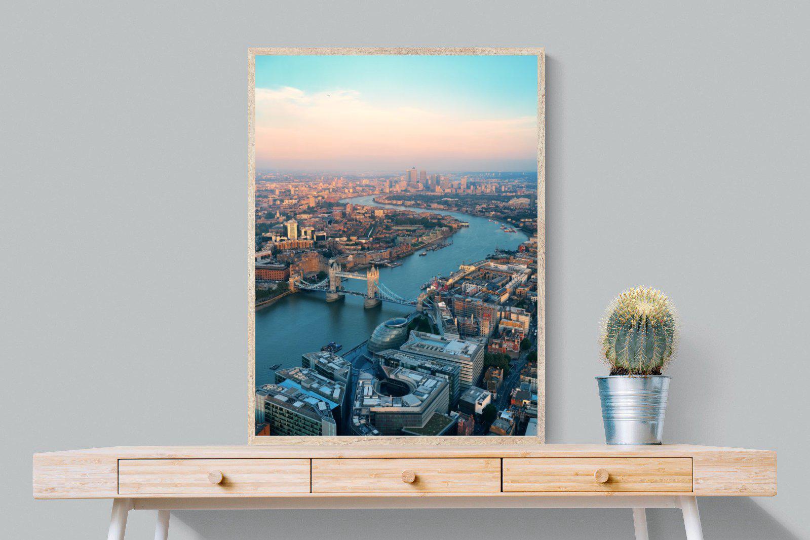 London-Wall_Art-75 x 100cm-Mounted Canvas-Wood-Pixalot