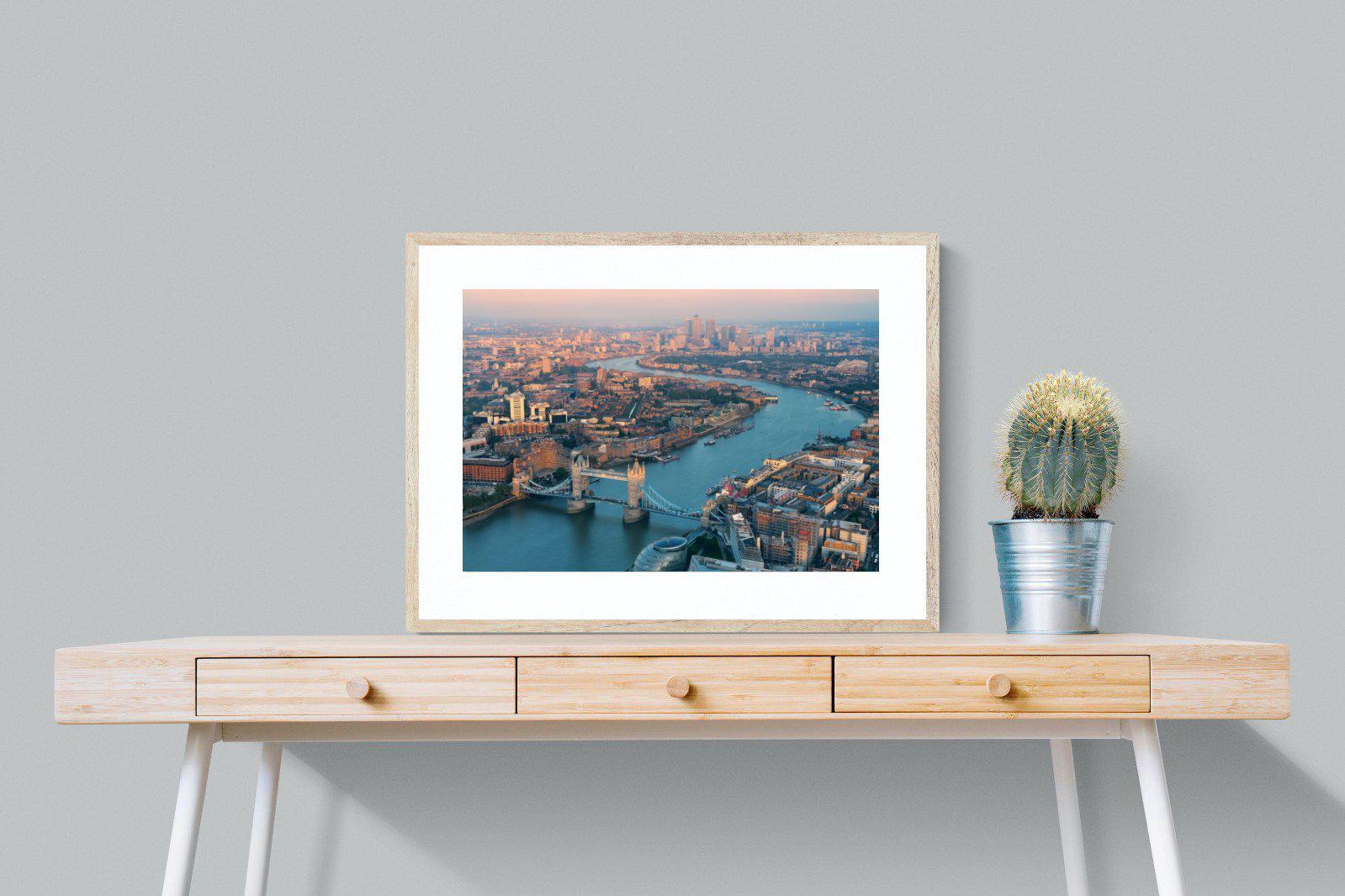London-Wall_Art-80 x 60cm-Framed Print-Wood-Pixalot