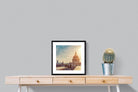 London's Cathedral-Wall_Art-50 x 50cm-Framed Print-Black-Pixalot