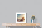 London's Cathedral-Wall_Art-50 x 50cm-Framed Print-White-Pixalot